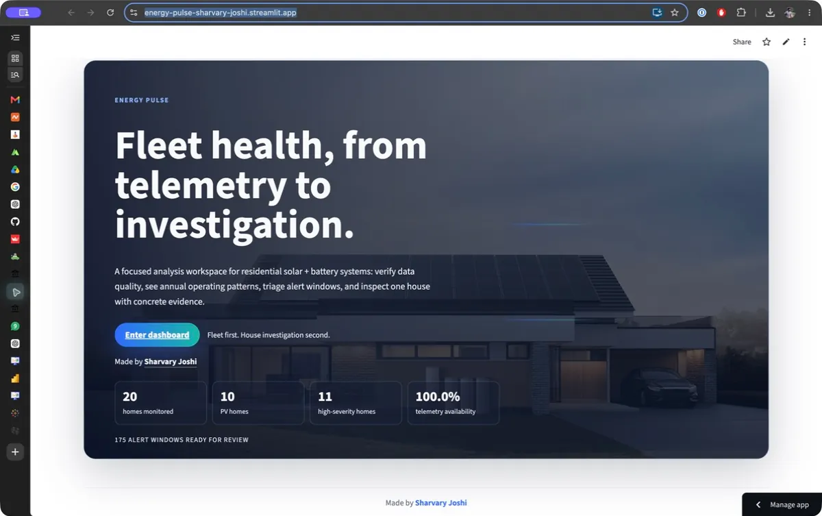 Energy Pulse project preview