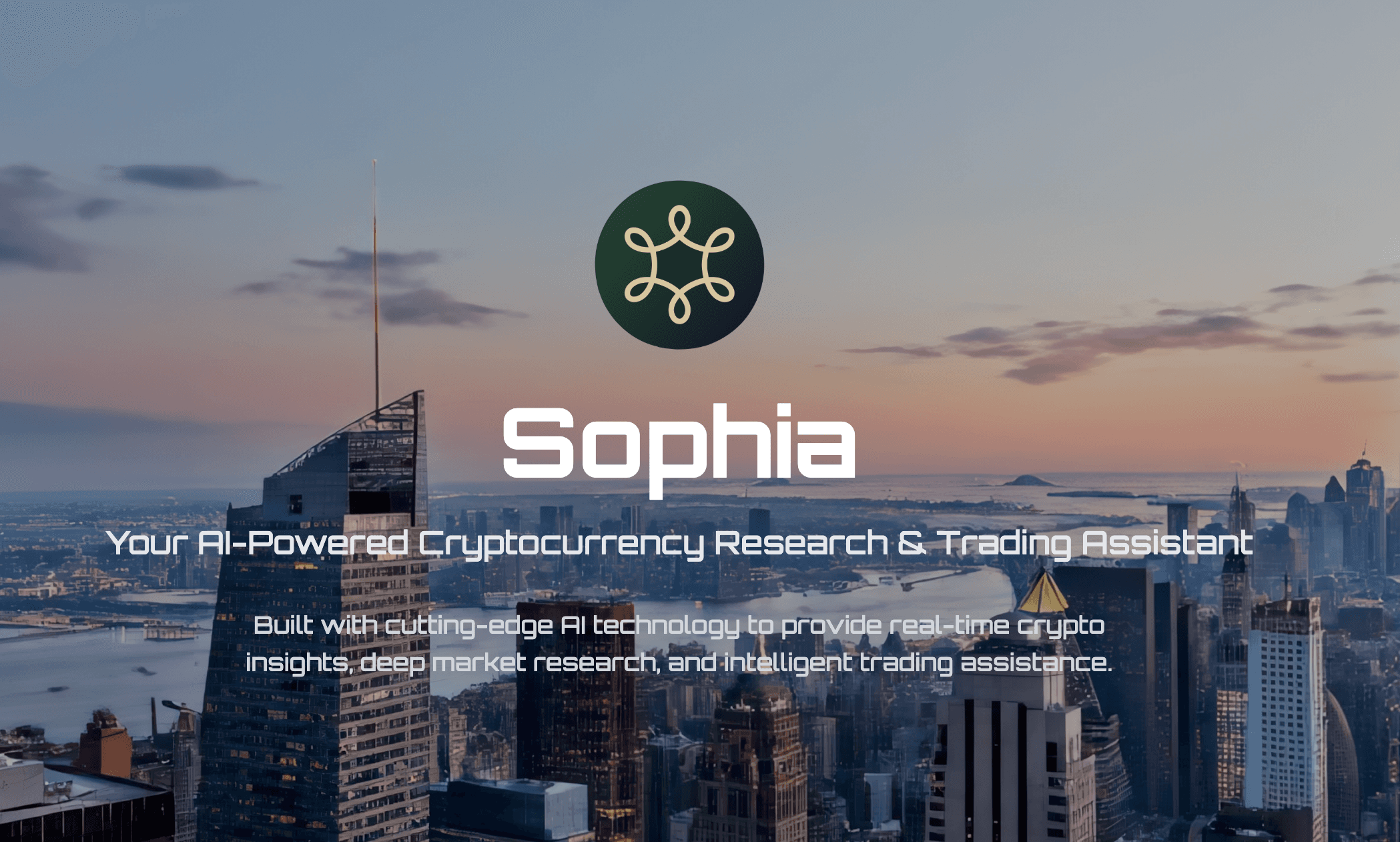 Sophia case study interface preview